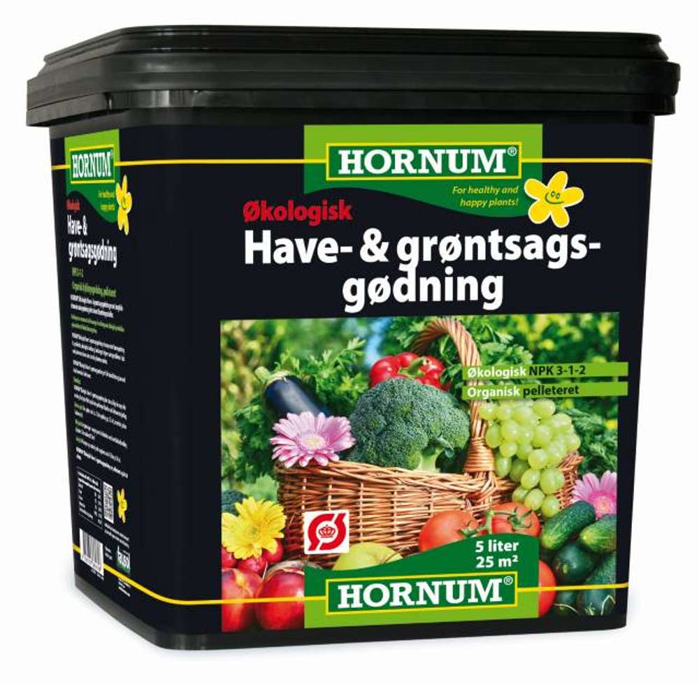 Have- og Grøntsagsgødning, økologisk 5 L - Blomsterverden